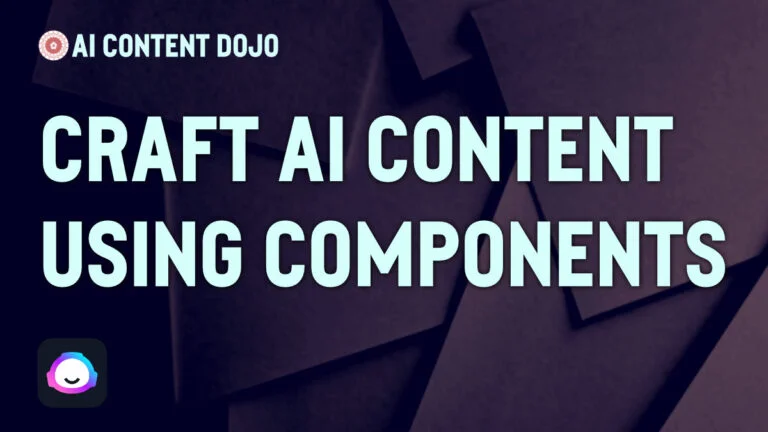 Don’t Ask for Complete Content; Craft it Using Components